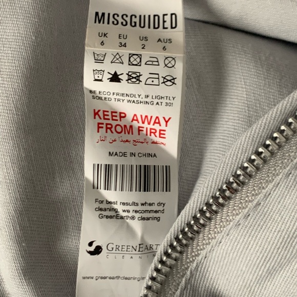 Gray zip up jumpsuit - Picture 6 of 7